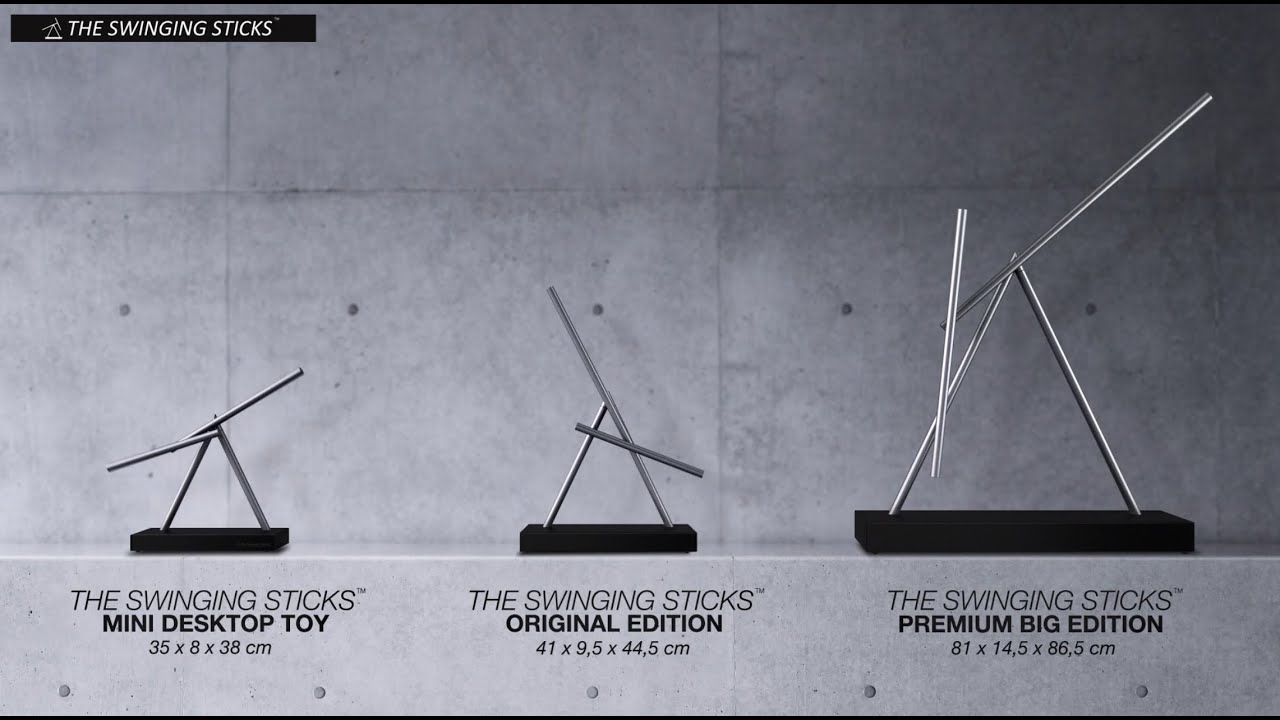 The Swinging Sticks® Original - Perpetual motion illusion